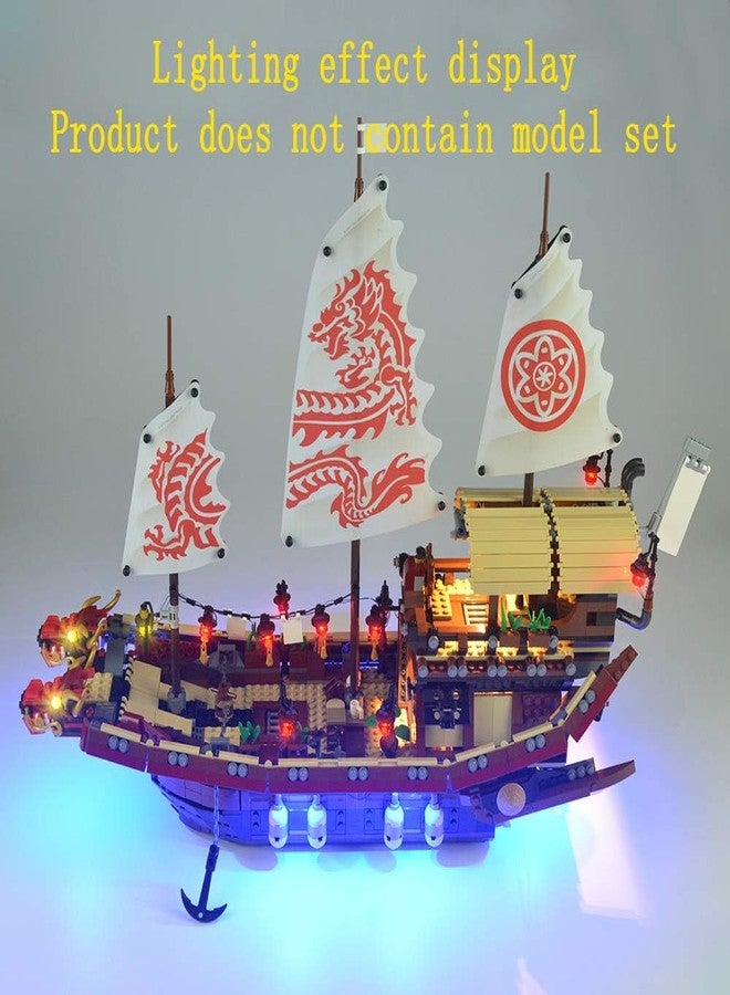 GEAMENT (Model Set Not Included Bricks Light Kit for Ninjago Movie Destiny's Bounty Building Blocks Model Compatible with Lego 70618 - Image 5